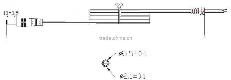 110v-240vac 24v dc 12w us eu uk plug adapter/adaptor