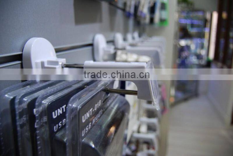 2014 hot sale security display slatwall hooks