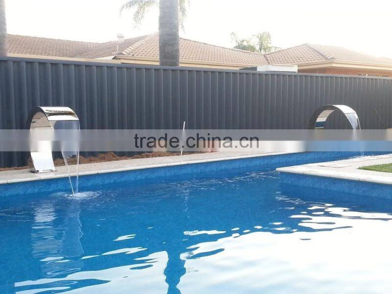 Stainess steel 304 waterfall swimming pool massage equipment