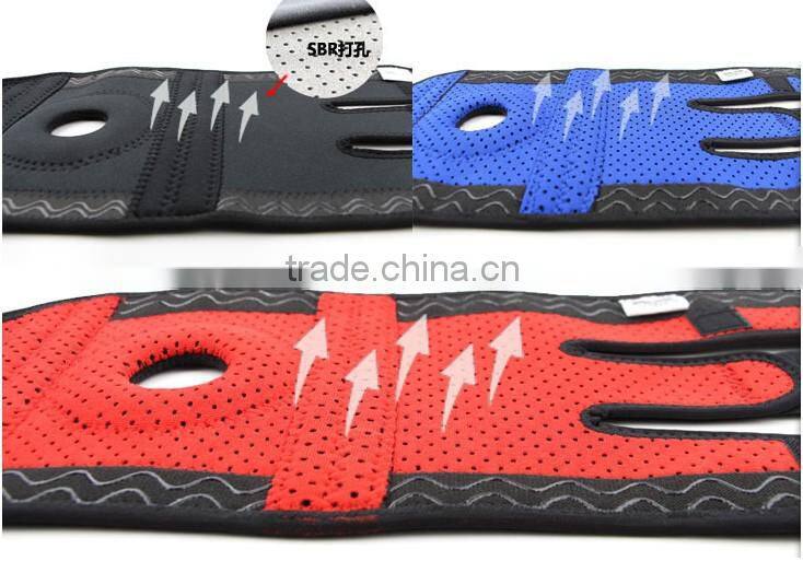 FDA Approved Breathable springs Knee Brace with neoprene and nylon knee brace support
