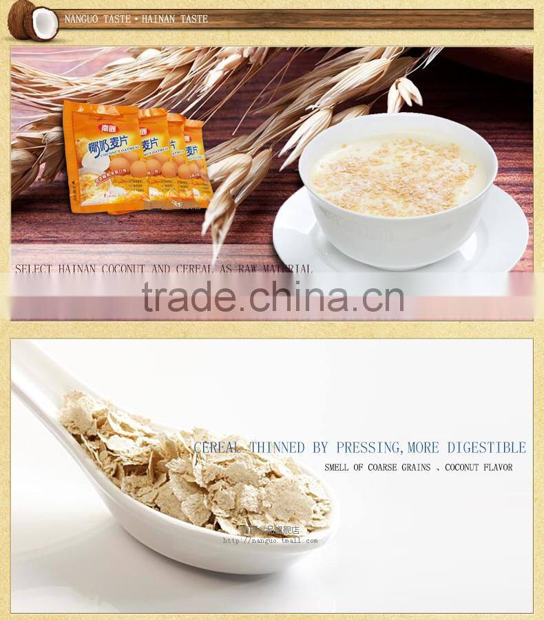 coconut milk flavored instant cereal for Nutrition breakfast