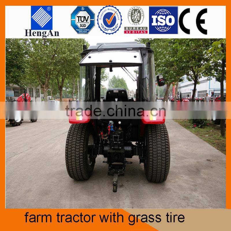 farm tractor with grass tires for grassland / lawn