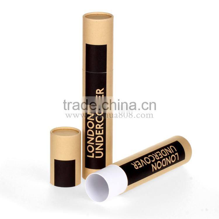 Paper tube design for perfume packaging,single one bottle