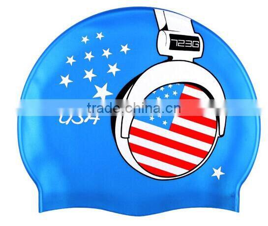swimming cap in summer