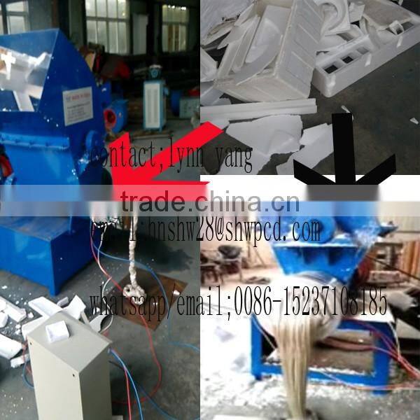 Expanded Polystyrene melting and extruder machine