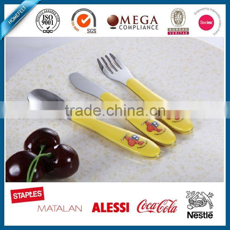 SGS certification children cutlery, Baby Feeding Dinner Set