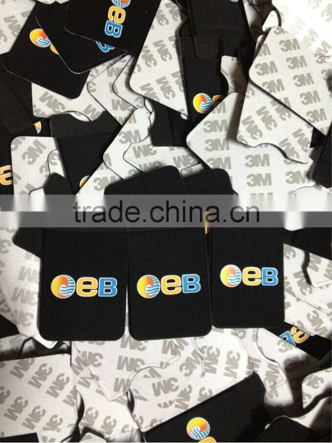 Cheap 3m sticker smart wallet mobile card holder