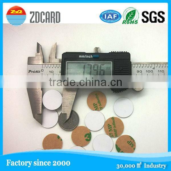 PPS 15/20/25mm RFID Laundry Tag / RFID Coin Tag / RFID Disk Tag