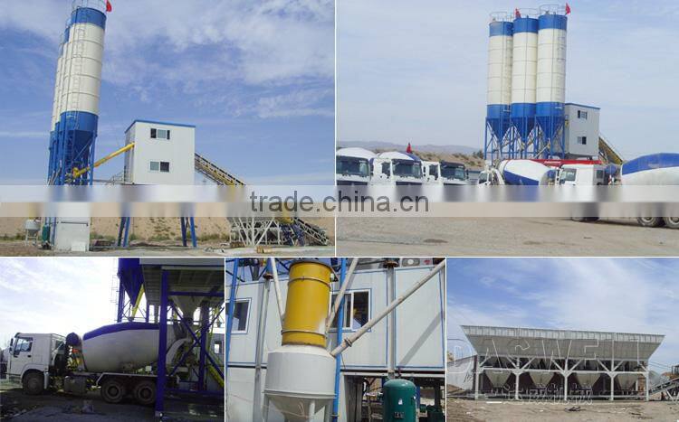 High Efficient Precast Mixed Mobile Concrete Batching Plant with Silo