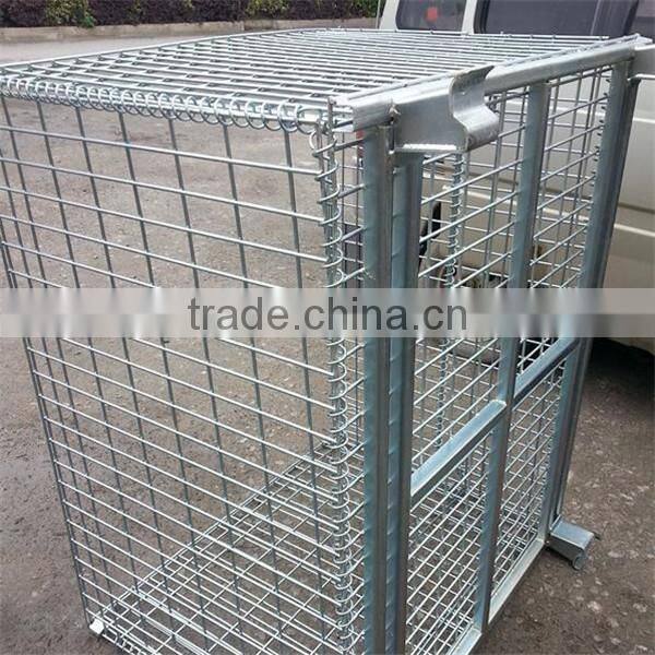 galvanized wire material large storage container