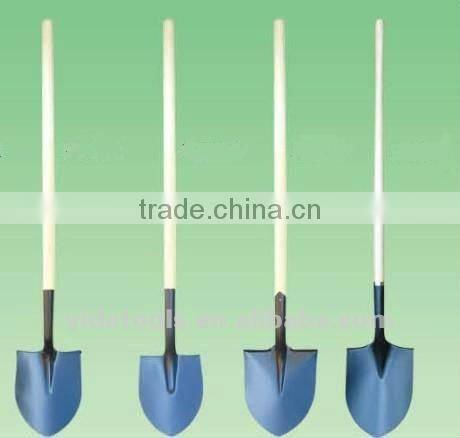 fiberglass handle D grip shovels