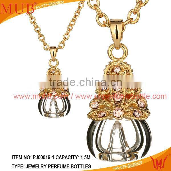 NEW 2014 Jewelry Pendant Glass Perfume bottle jewelry