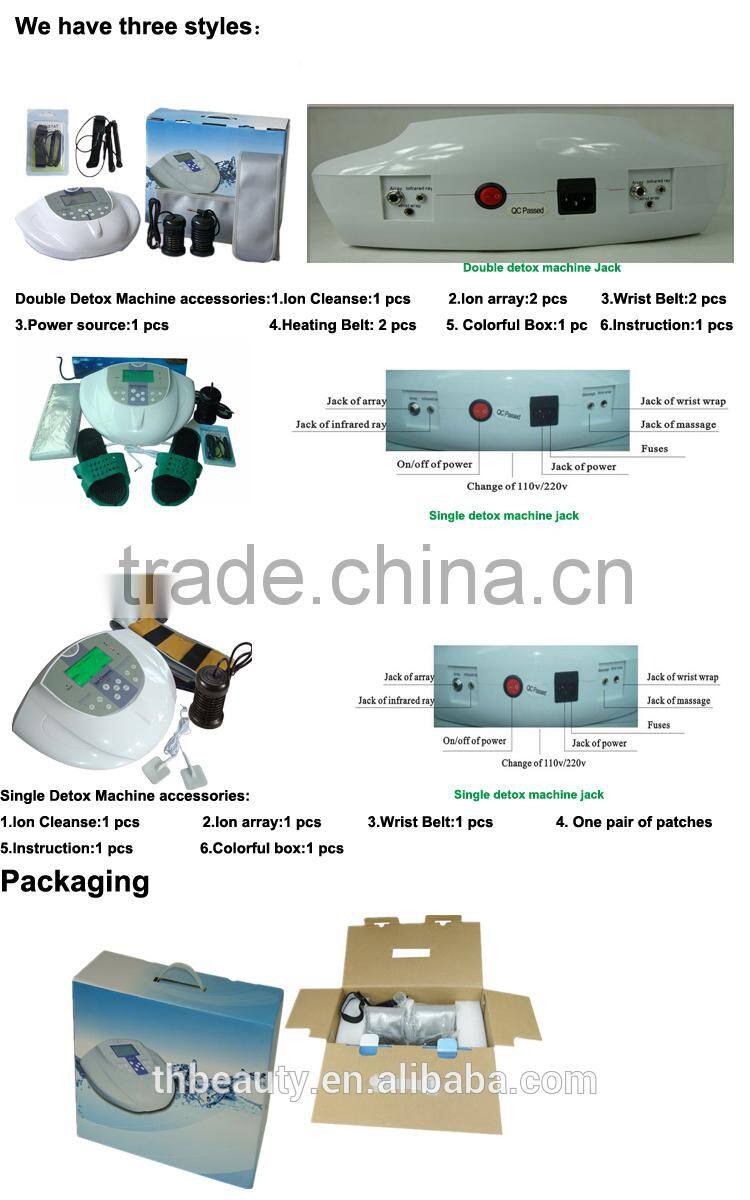 Detox Machine Foot Spa Machine Ion Cleanse Foot Spa massager ionic detox foot spa with belt