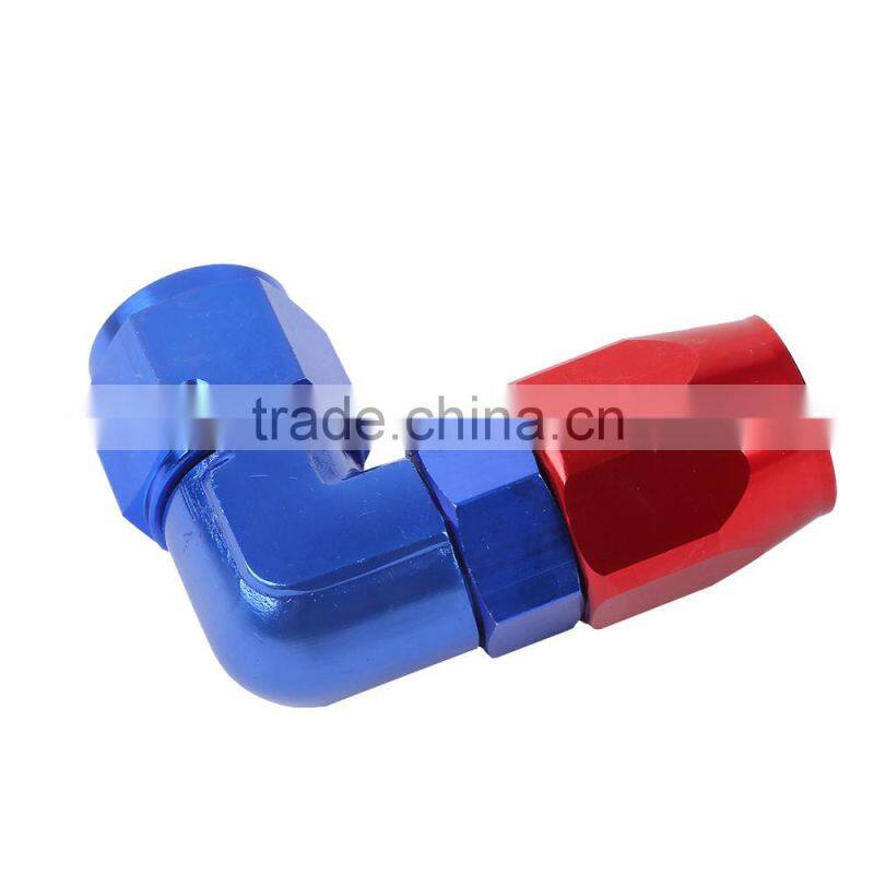 10AN AN10 10-AN UNIVERSAL 90 SWIVEL OIL/FUEL/GAS LINE HOSE END FITTING ADAPTOR