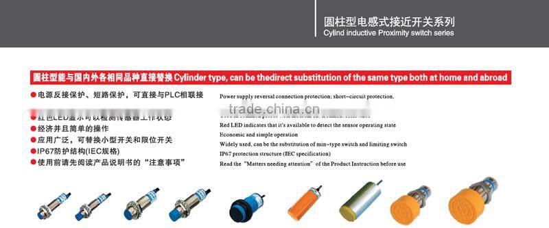 M30 LM40-3020PA Unshielded PNP NO contact Detection Distance 20mm ABS General Cylindrical Inductive Proximity Switch Sensor