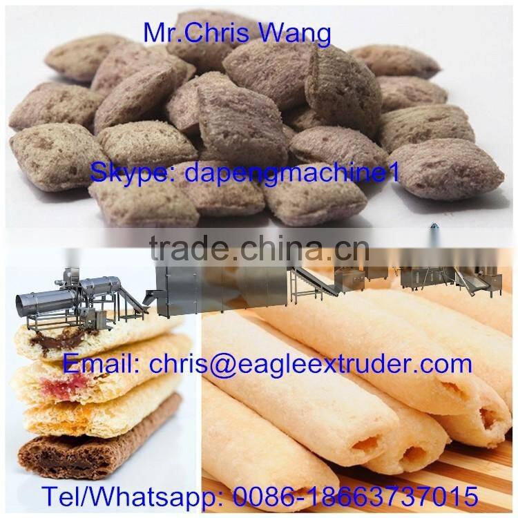 automatic Core filling snacks machine/extrusion machine/ food machine/processing/process/producing/production line/machinery