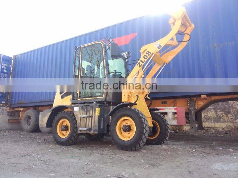 Newest 0.8ton mini loader ZL08F with cheap price