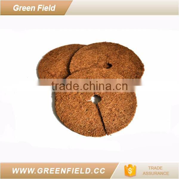 Natural coco disc weed mulch mats tree ring coco disc