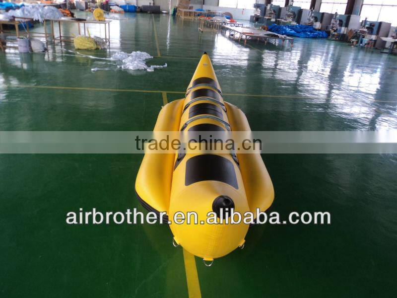 CE pvc inflatable banana boat