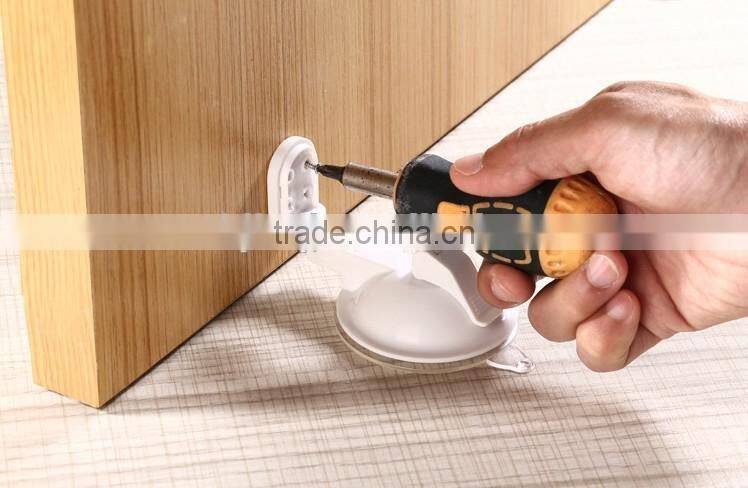 plastic door catches/stopper with sucker