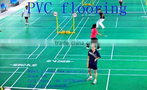 PVC plastic flooring for sports PVC sports flooring