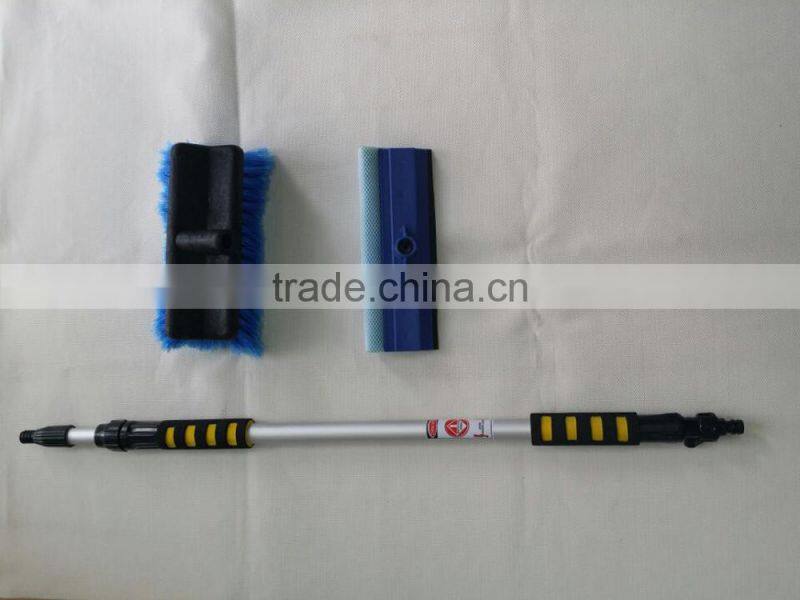 Luxury Car Window Water Clean Elescopic brush With Wiper