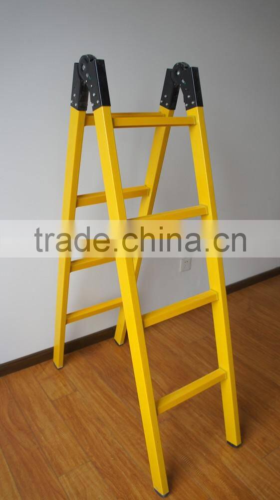 Good impact resistance portable fiberglass step ladder