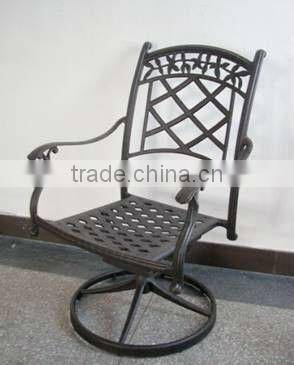 swivel cast aluminum single armchair 18226