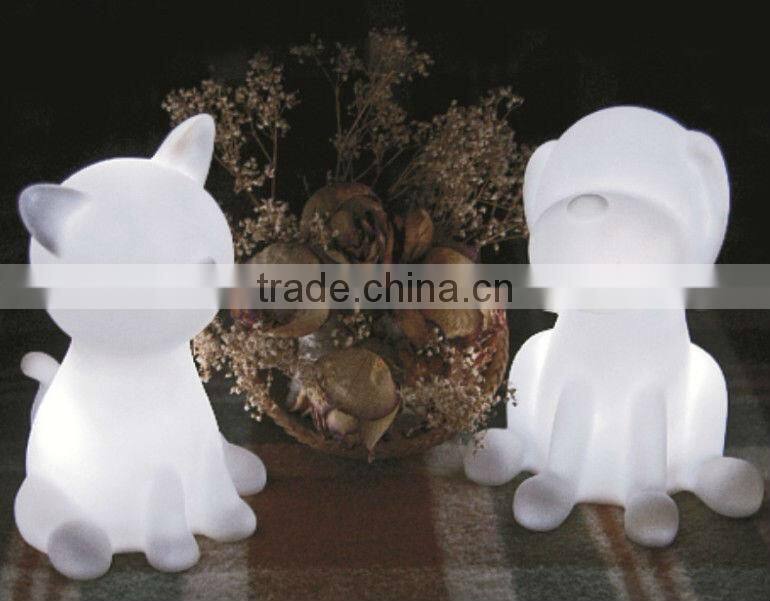 3D Cute Appearance led desk light with Rainbow Color Changing