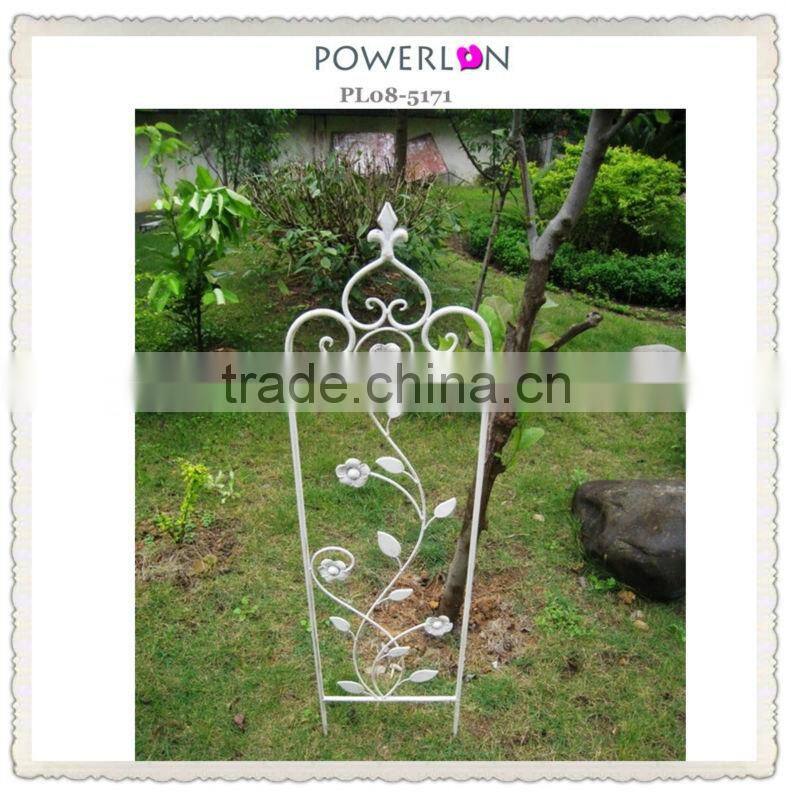 Vintage Metal Flower Stick For Garden Decor