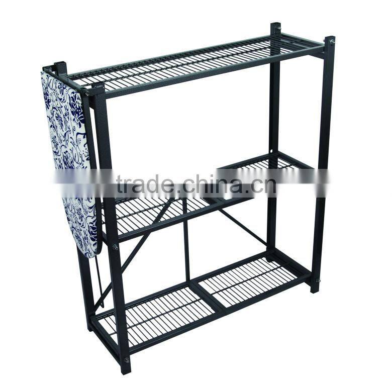 Foldable Rohs and CE certified metal storage shelves
