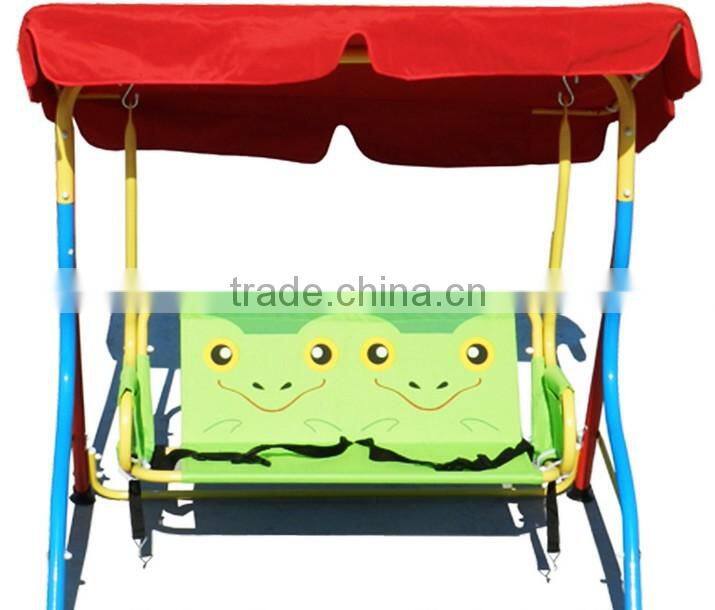 Garden Children swing chairs with metal frame