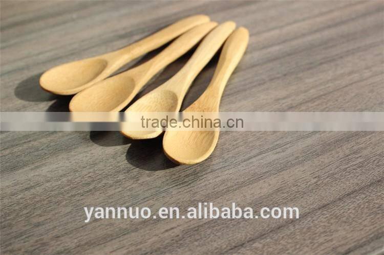 Natural Mini wood honey ice cream Spoon, Small Wooden Spoon