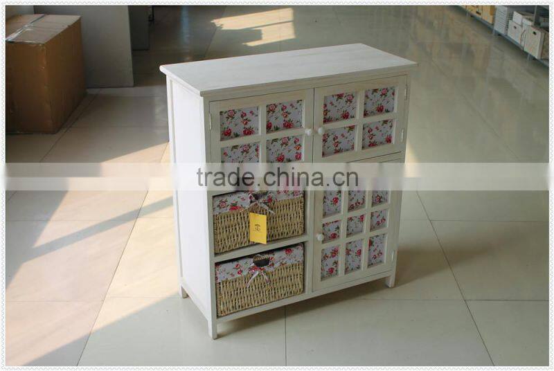 2015 high quality new design handmade decorative wooden cabinet for living room