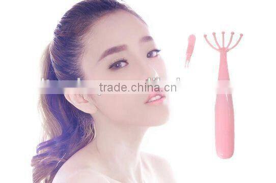 Mini Portable Electric Vibration Head Massager Face-lift Massager Battery Automatically Electric Head & Face Massager