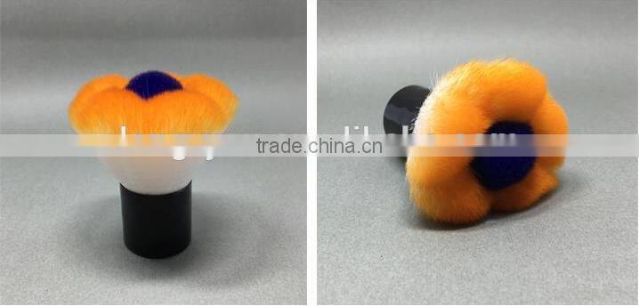 wholesale flower makeup brush good custom cosmetic brush kabuki brush blush brush