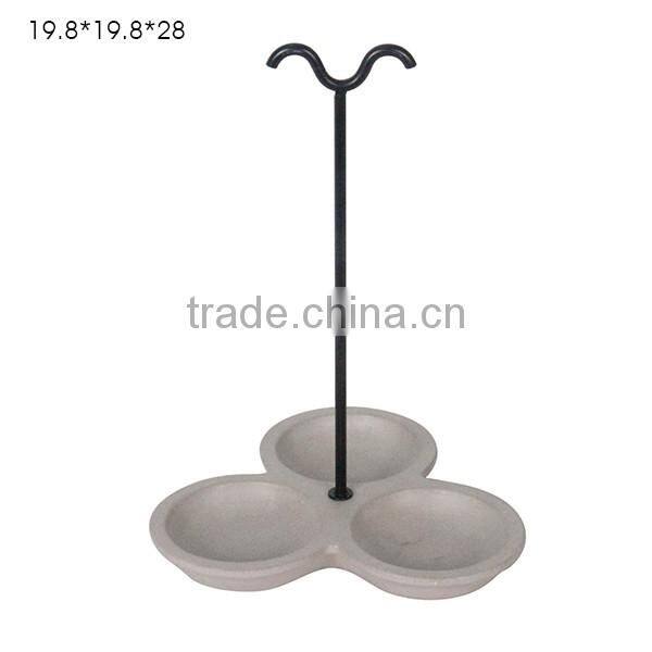 Large Copper And Marble Jewellery Stand