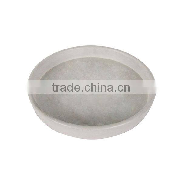 Italy Carrara material white small marble tray