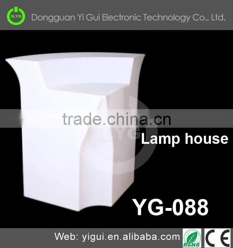 Chairs and tables bar party used High fashion luminous PE plastic LED furniture