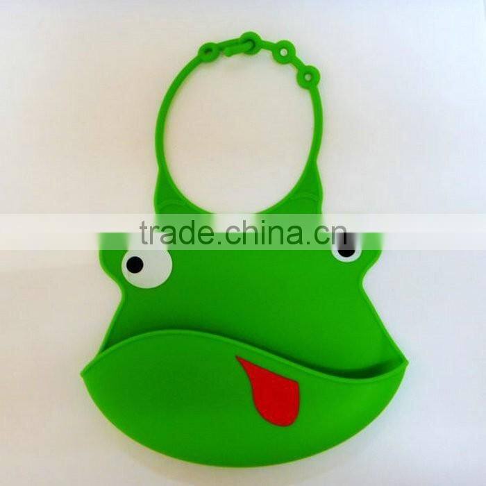 Custom printed animal silicone baby bibs