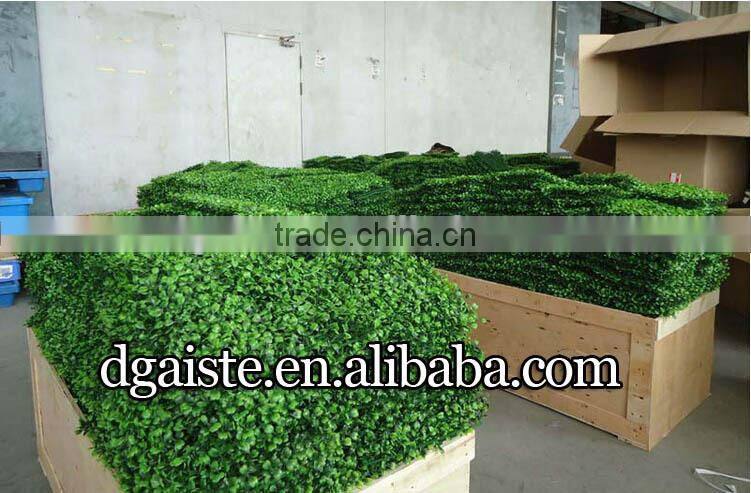 artificial hedge fence indoor/outdoor factory UV protection artificial boxwood mat