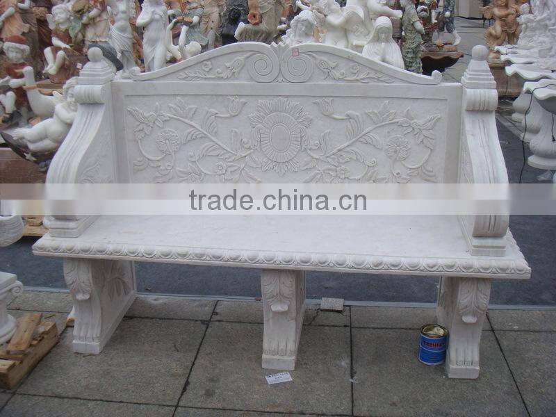 Carving Granite Stone Bench for Outdoor Decoration