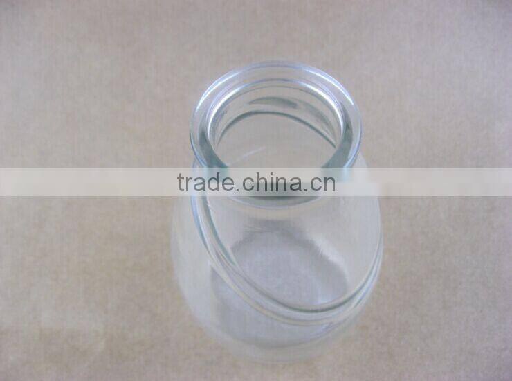 exquisite glass milk bottle/glassware