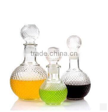 Personality Faceted Rio Cocktail Chinese Glass Tea Bottle