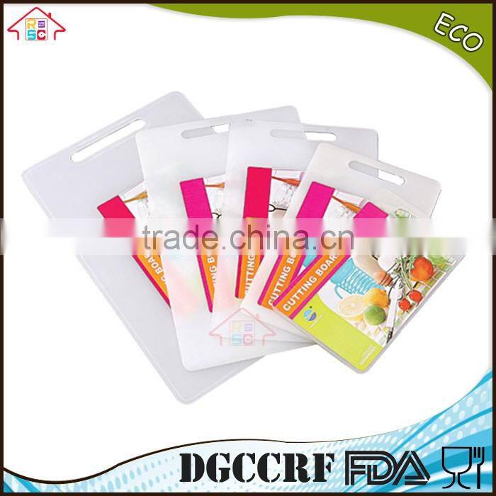 NBRSC Plastic polypropylene vegetable cutting board sala chopper chopping block
