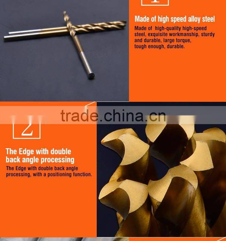 Professional 1MM-5.5MM HSS M2 Straight Shank Twist Drill