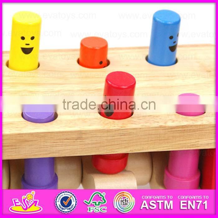 2016 new design baby wooden toy hammer W11G021