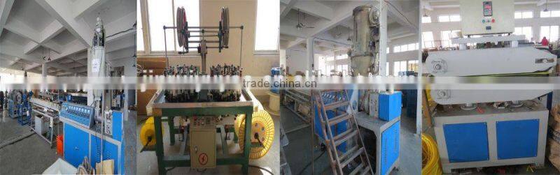 EVA coil hose 6mm*4mm for industry element 100meters/roll blue