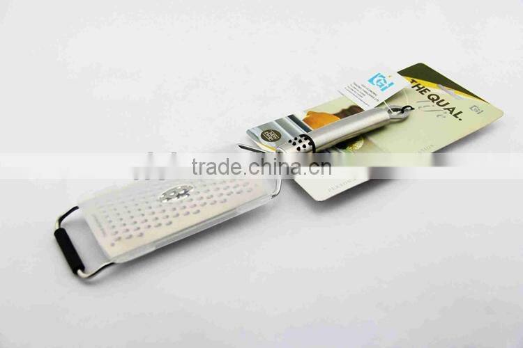 Hot Sale FDA Standard Brand stianless steel 12inch Spice Grater with cover