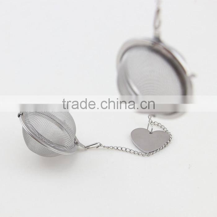 Stainless Steel Mesh Tea Infuser With A Hook Chain